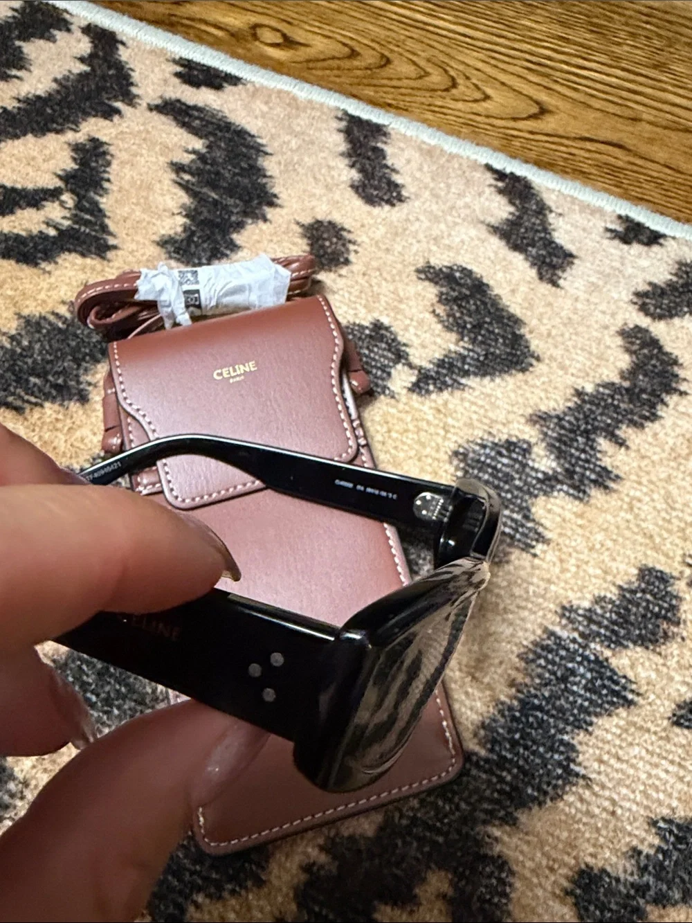 Celine compact leather